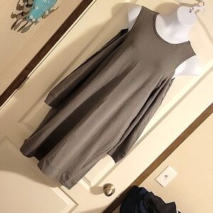 Torrid Cold Shoulder Terry Sweatshirt Dress